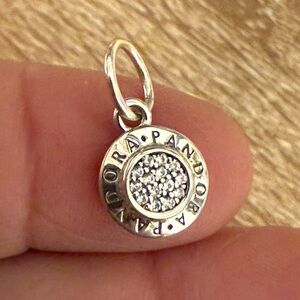 Pandora Silver and Crystal Charm